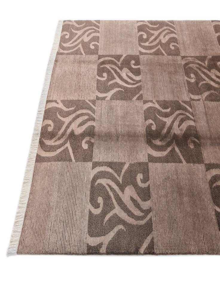 Detail image of 5' 8 x 7' 11  Hand Knotted Darya Wool Rug