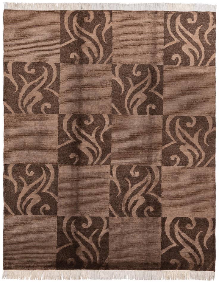 Detail image of 5' 8 x 7' 11 Hand Knotted Darya Wool Rug