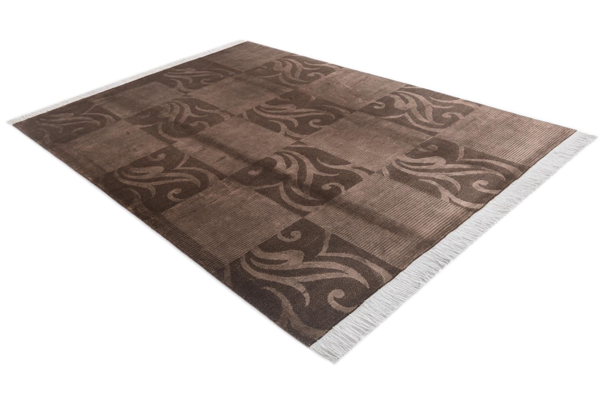 5' 9 x 7' 11 Hand Knotted Darya Wool Rug