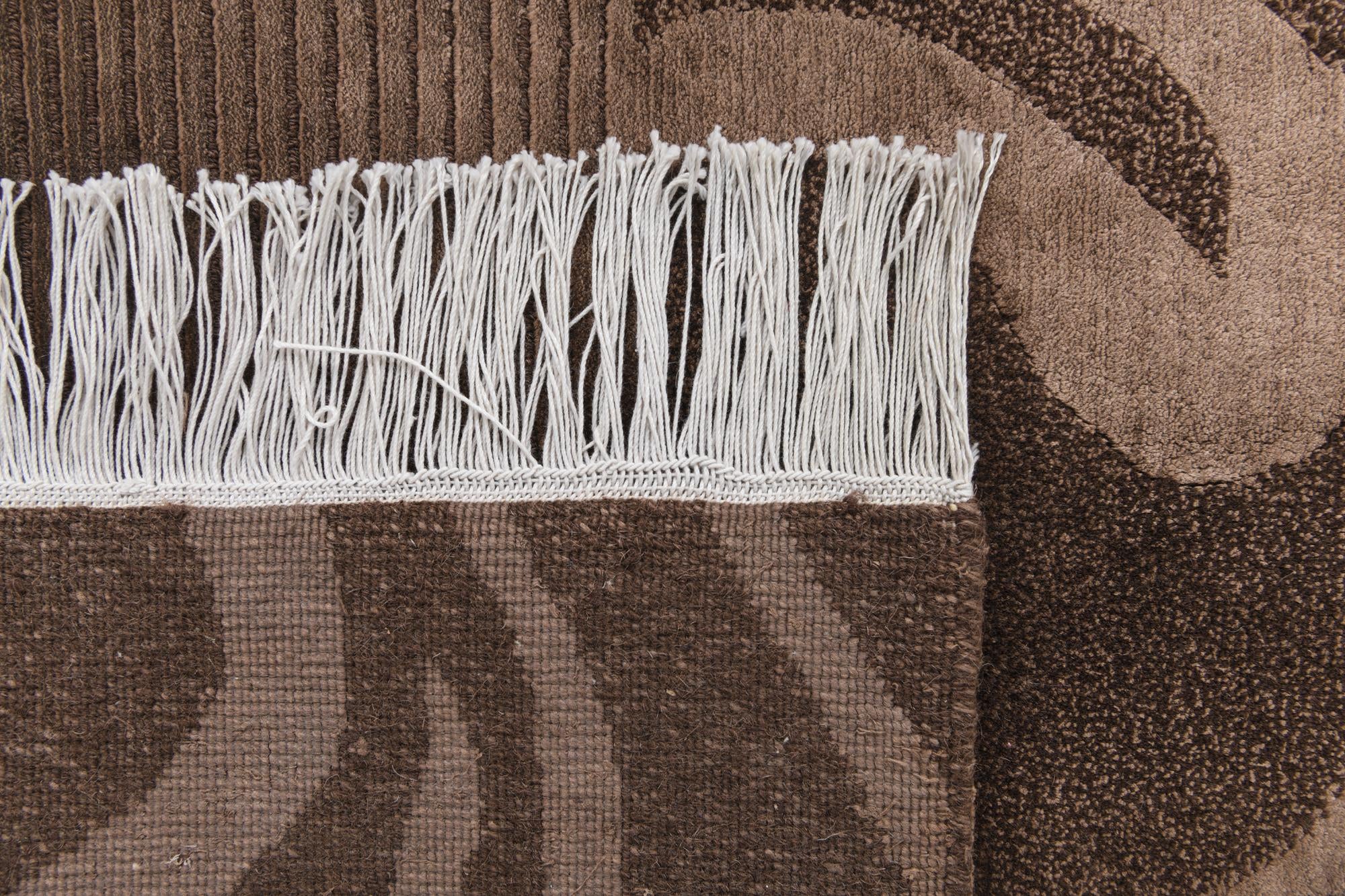 5' 9 x 7' 11 Hand Knotted Darya Wool Rug
