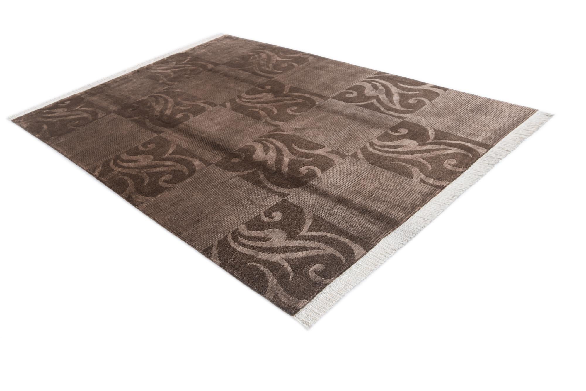 5' 7 x 7' 11 Hand Knotted Darya Wool Rug