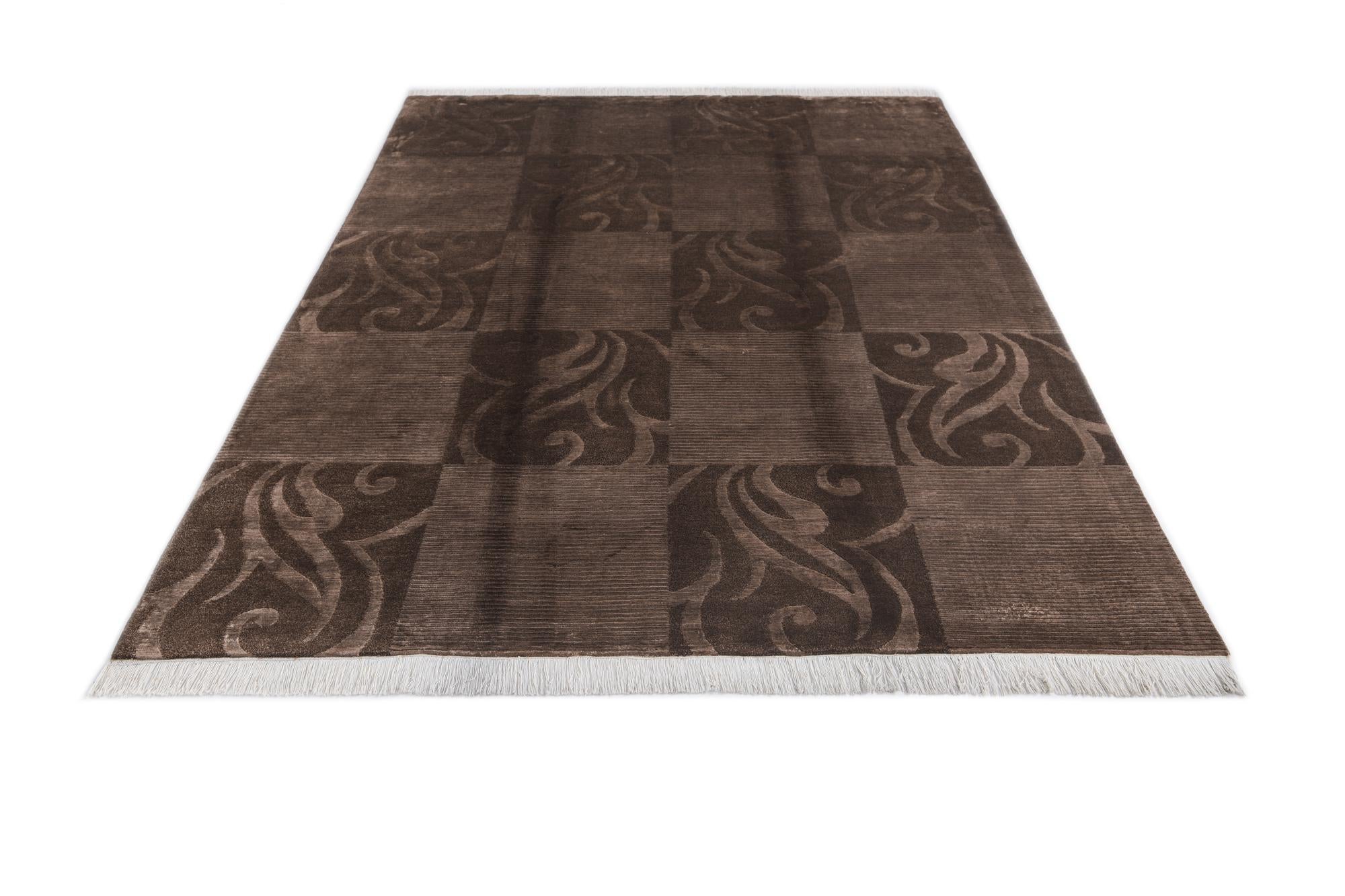 5' 7 x 7' 11 Hand Knotted Darya Wool Rug