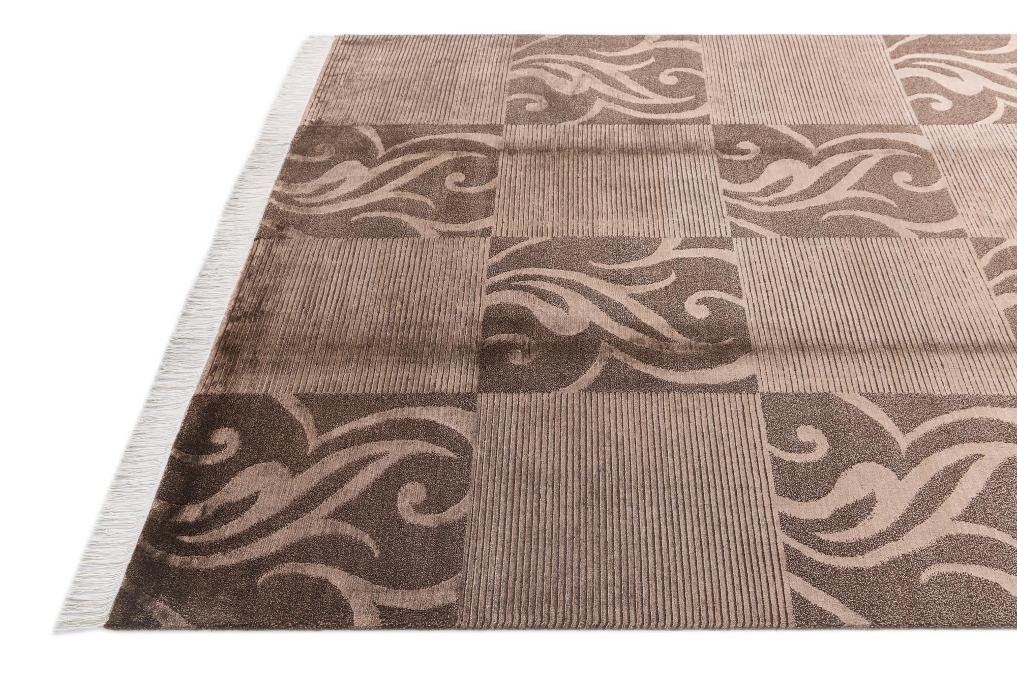 5' 7 x 7' 11 Hand Knotted Darya Wool Rug