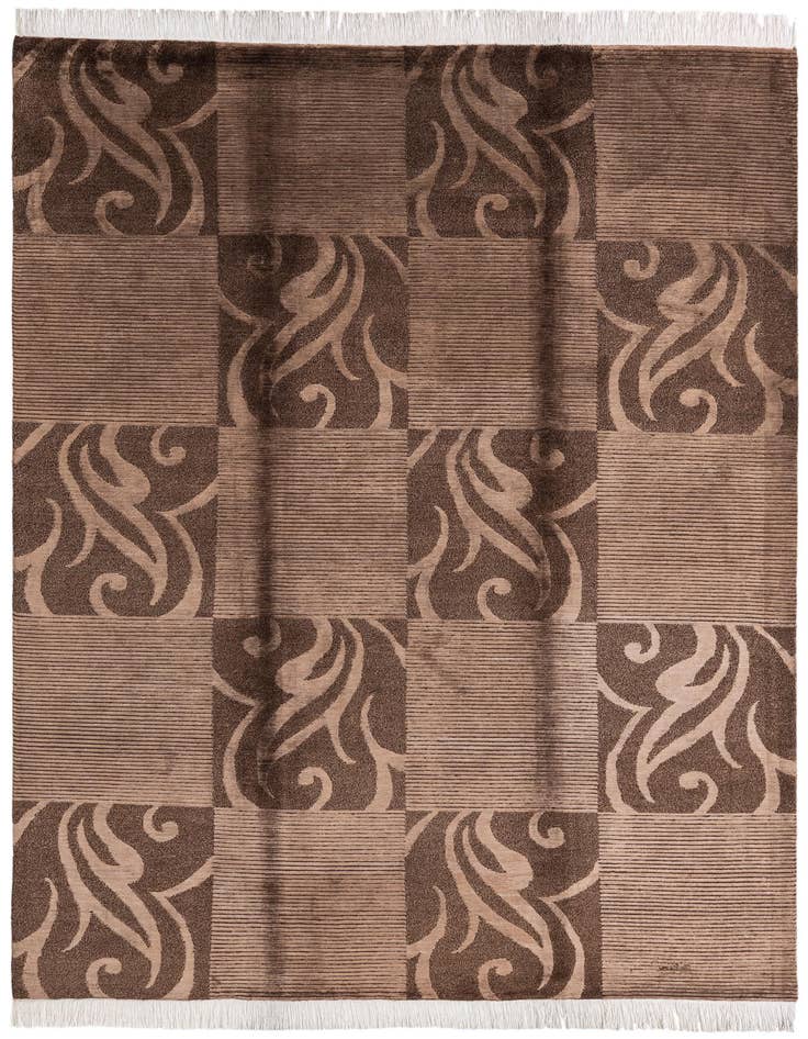 Detail image of 5' 7 x 7' 11 Hand Knotted Darya Wool Rug