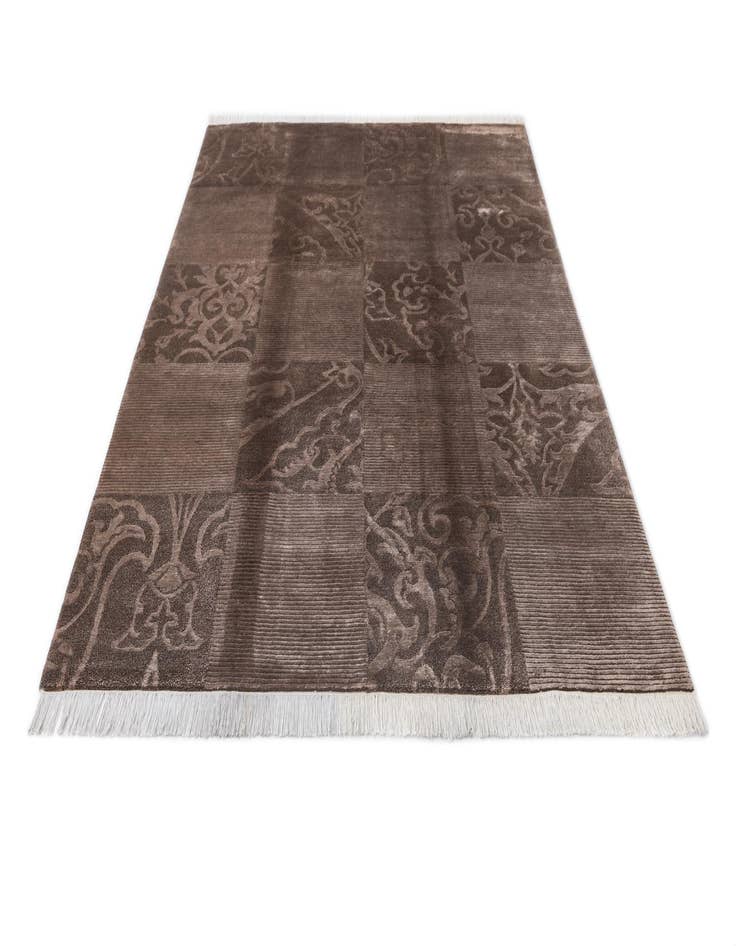 Detail image of 5' 9 x 8'  Hand Knotted Darya Wool Rug