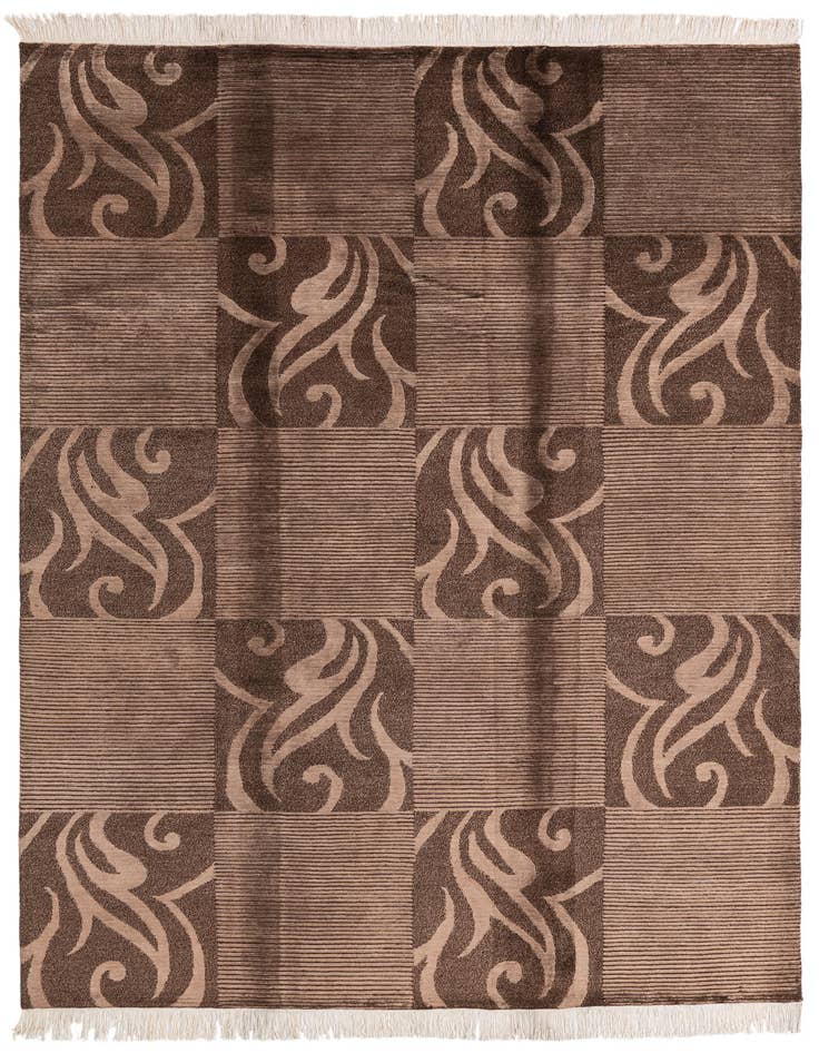 Detail image of 5' 9 x 7' 9 Hand Knotted Darya Wool Rug