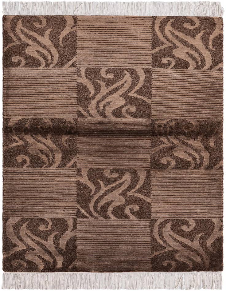 Detail image of 2' 7 x 4' 11 Hand Knotted Darya Wool Rug