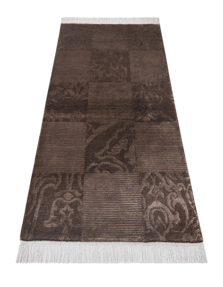 Detail image of 2' 7 x 5'  Hand Knotted Darya Wool Rug