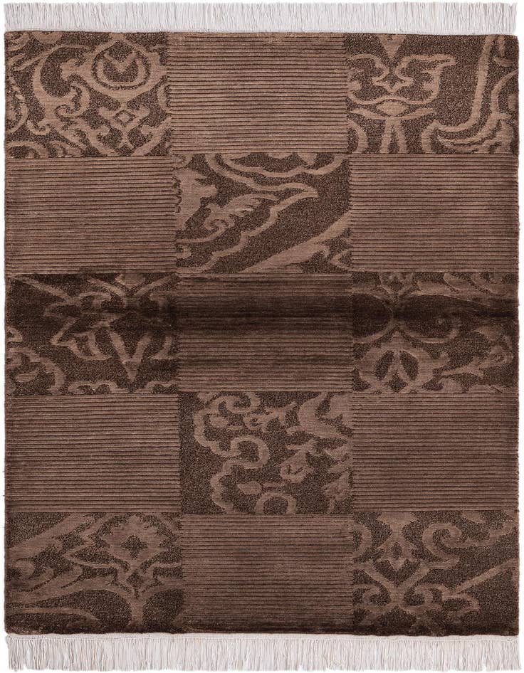 Detail image of 2' 7 x 5' Hand Knotted Darya Wool Rug
