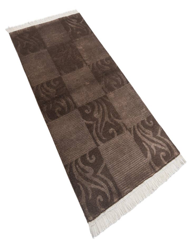 Detail image of 2' 7 x 5'  Hand Knotted Darya Wool Rug