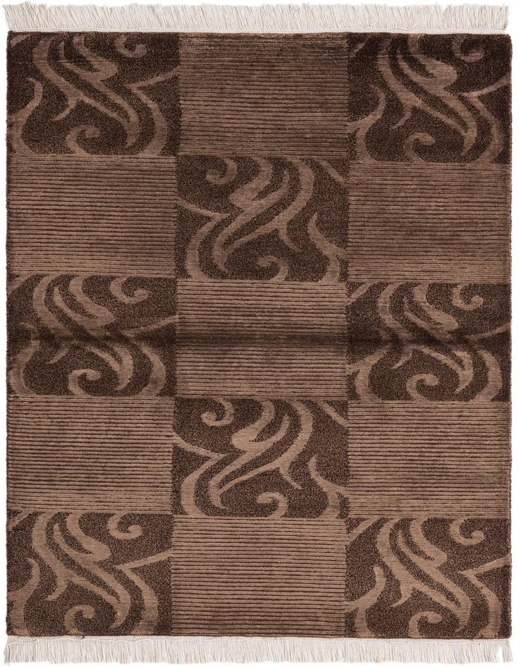 Detail image of 2' 7 x 5' Hand Knotted Darya Wool Rug