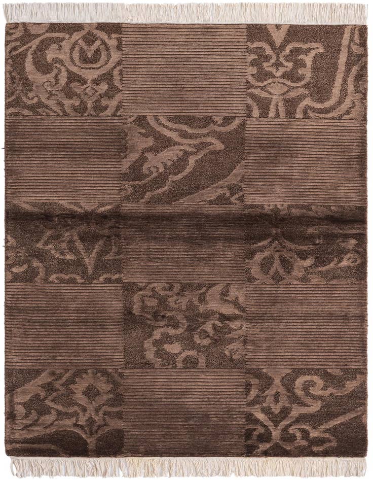 Detail image of 2' 7 x 5' Hand Knotted Darya Wool Rug