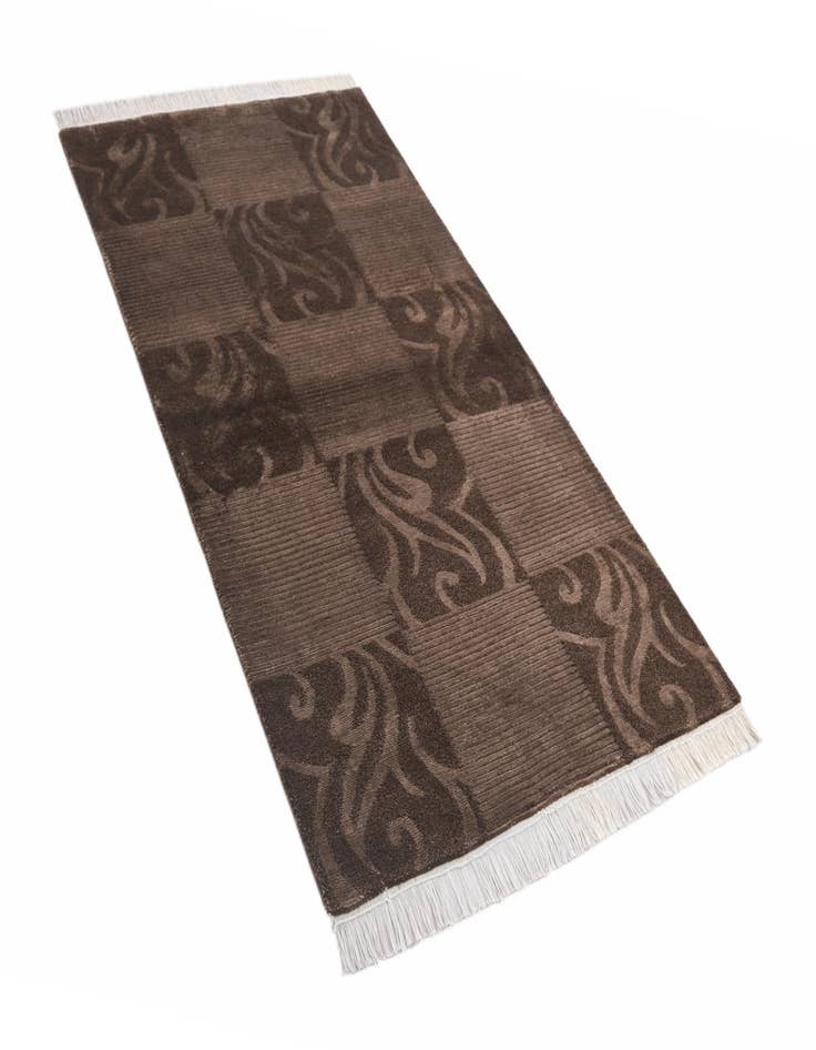 Detail image of 2' 7 x 5'  Hand Knotted Darya Wool Rug