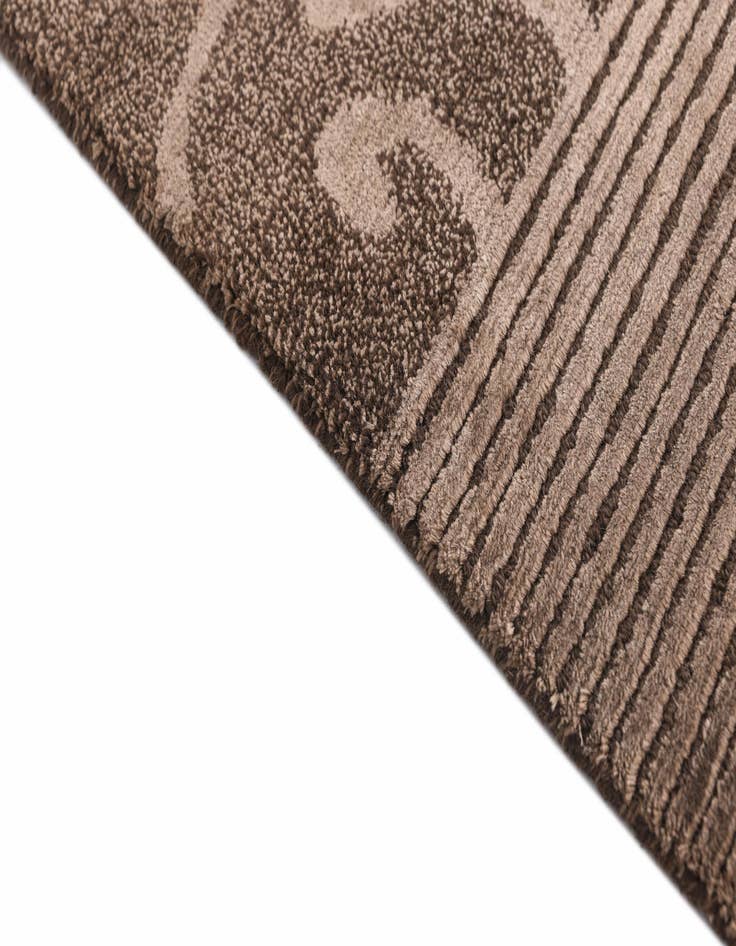 Detail image of 2' 7 x 5'  Hand Knotted Darya Wool Rug