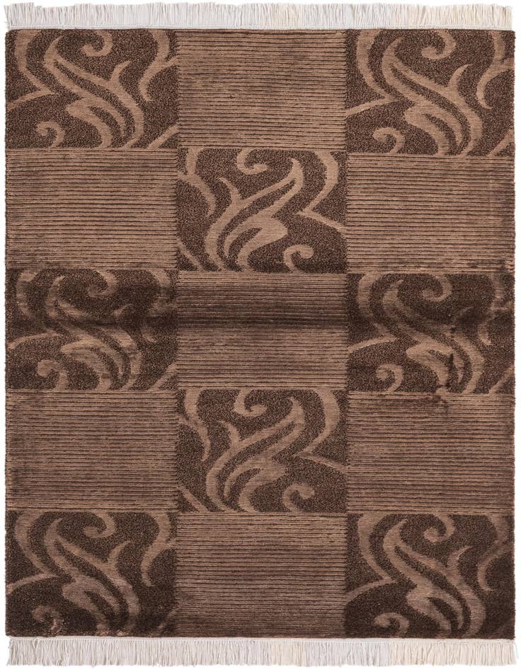 Detail image of 2' 7 x 5' Hand Knotted Darya Wool Rug