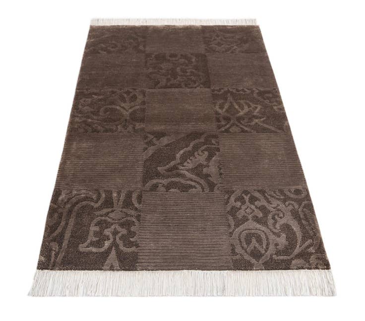 Detail image of 2' 7 x 5' Hand Knotted Darya Wool Rug