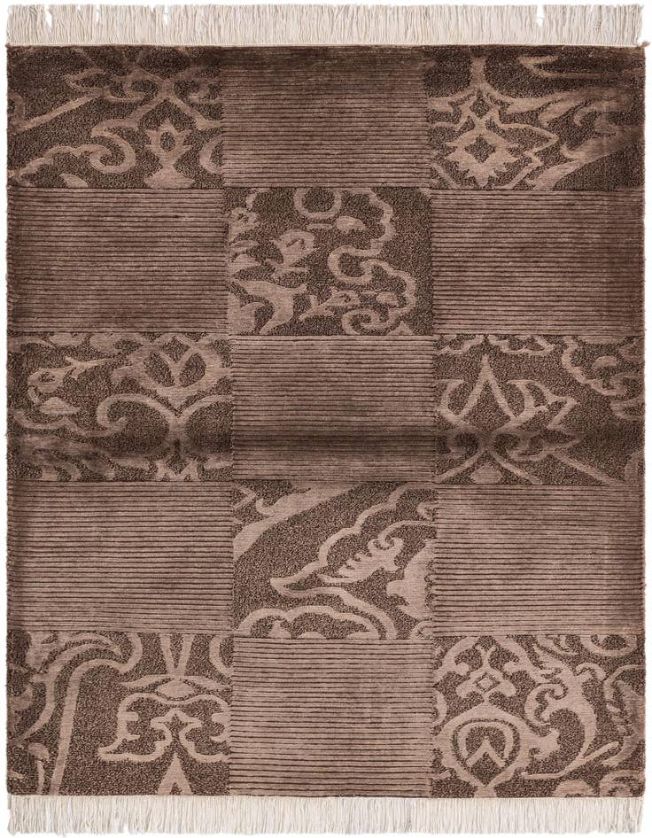 Detail image of 2' 7 x 5' Hand Knotted Darya Wool Rug