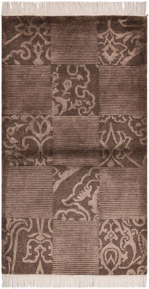 Detail image of 2' 7 x 5' Hand Knotted Darya Wool Rug
