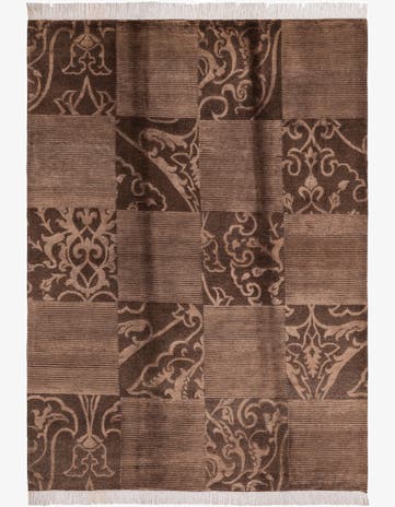 5' 9 x 7' 10 Hand Knotted Darya Wool Rug