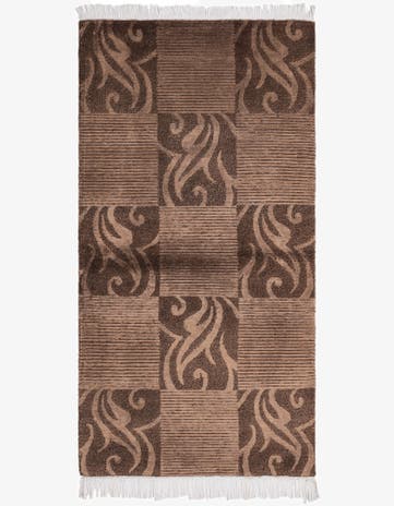 2' 7 x 5' 1 Hand Knotted Darya Wool Rug