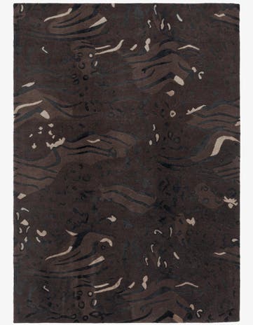 5' 8 x 8' Hand Knotted Darya Wool Rug