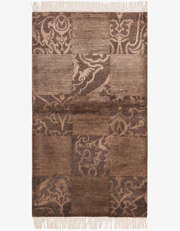 2' 9 x 4' 11 Hand Knotted Darya Wool Rug