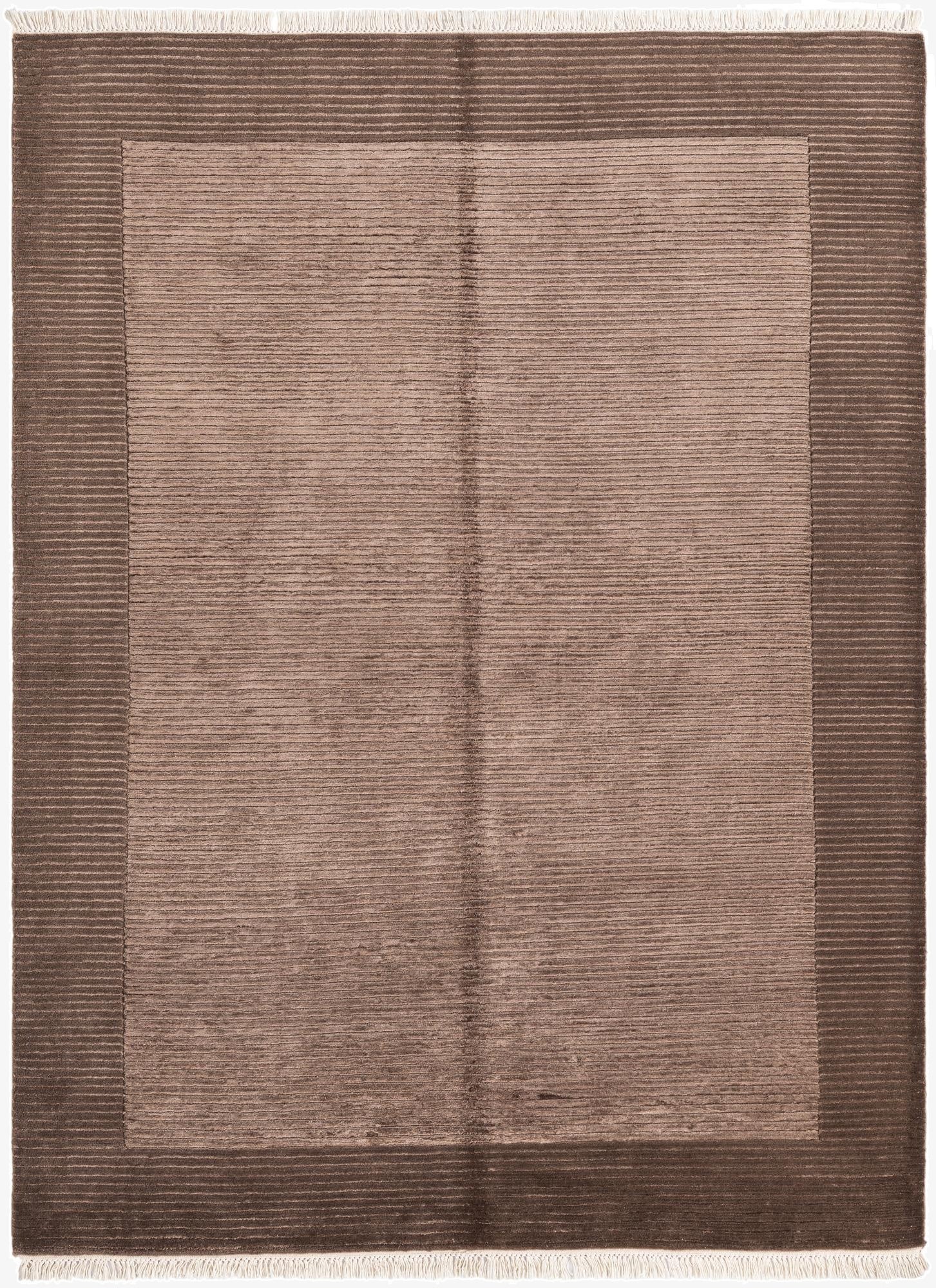 4' 11 x 6' 7  Hand Knotted Darya Wool Rug