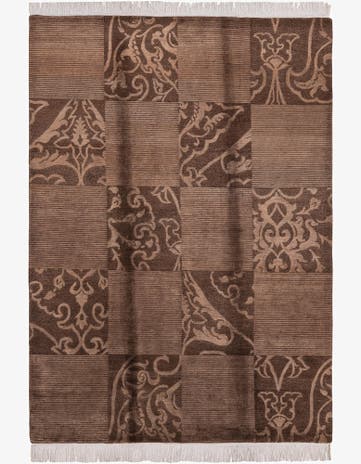 5' 9 x 8' Hand Knotted Darya Wool Rug