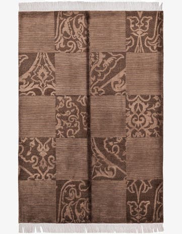 4' 2 x 6' 2 Hand Knotted Darya Wool Rug