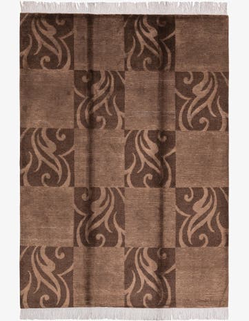 5' 8 x 7' 11 Hand Knotted Darya Wool Rug