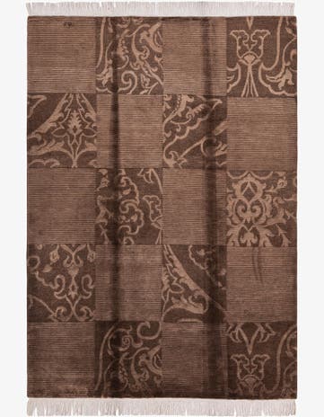 5' 9 x 8' Hand Knotted Darya Wool Rug