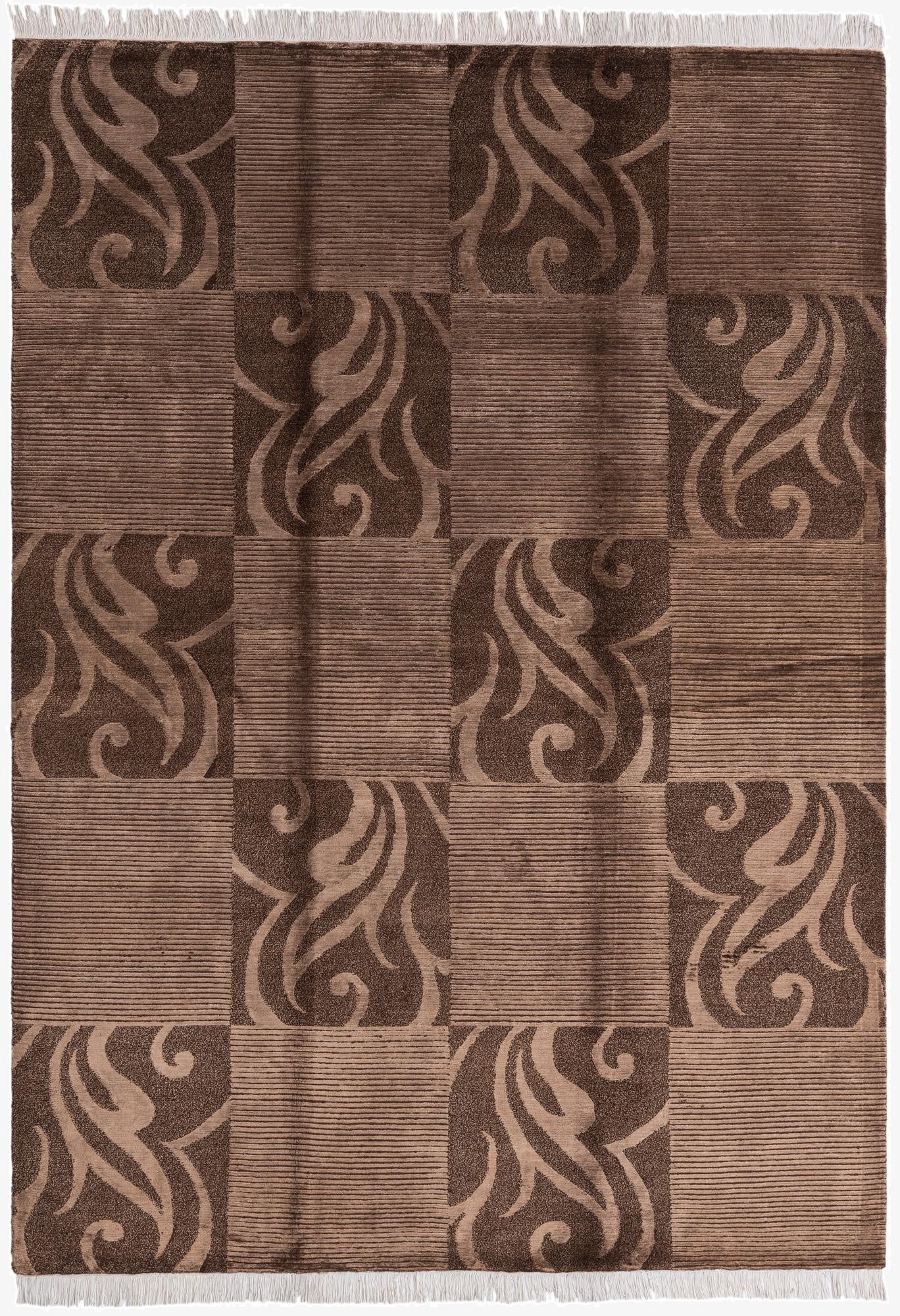 5' 7 x 7' 9  Hand Knotted Darya Wool Rug