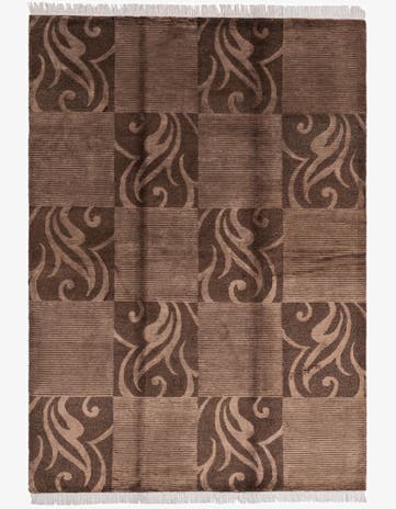 5' 7 x 7' 9 Hand Knotted Darya Wool Rug