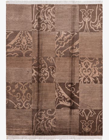 5' 9 x 8' Hand Knotted Darya Wool Rug