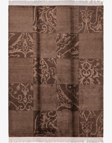 5' 8 x 8' Hand Knotted Darya Wool Rug