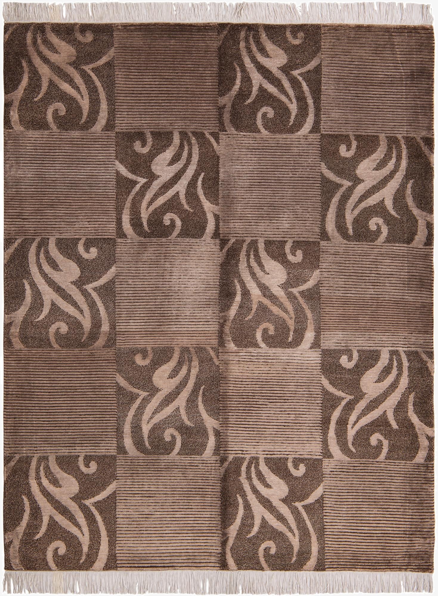 5' 1 x 6' 7  Hand Knotted Darya Wool Rug