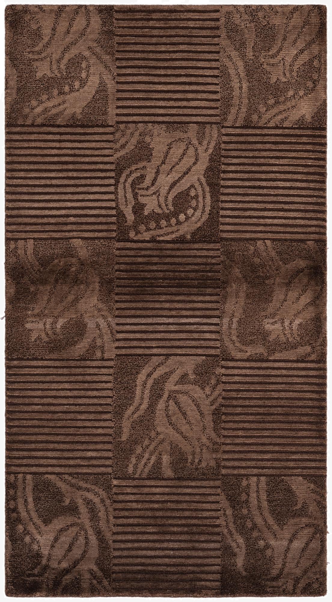 2' 7 x 4' 10  Hand Knotted Darya Wool Rug