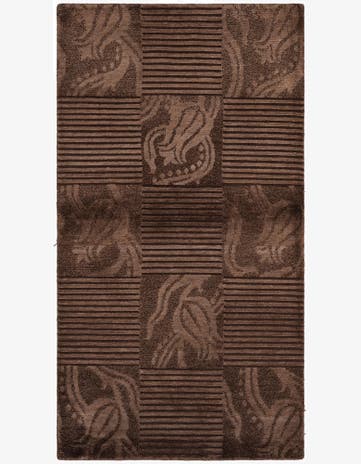 2' 7 x 4' 10 Hand Knotted Darya Wool Rug