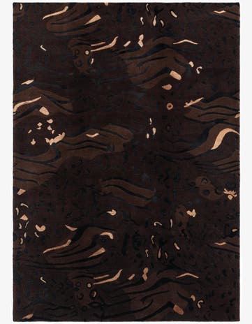 5' 7 x 8' Hand Knotted Darya Wool Rug