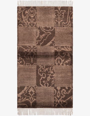 2' 7 x 4' 11 Hand Knotted Darya Wool Rug