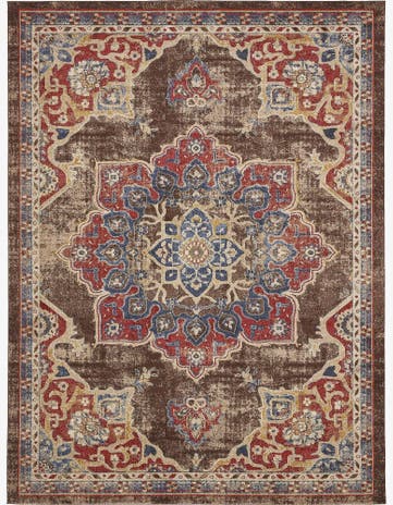 Chocolate Brown Eden Rug