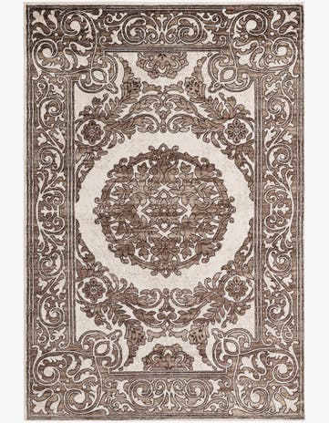 Chocolate Brown Hermitage Rug