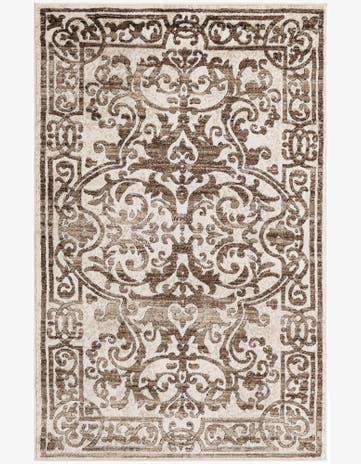 Chocolate Brown Hermitage Rug