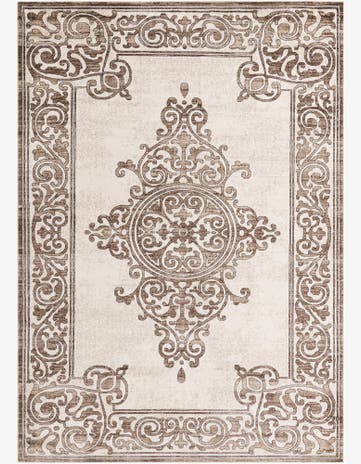 Chocolate Brown Hermitage Rug
