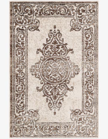 Chocolate Brown Hermitage Rug