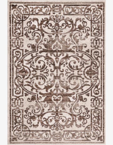 Chocolate Brown Hermitage Rug