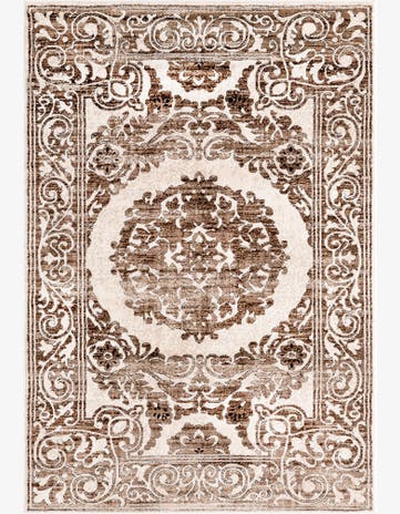 Chocolate Brown Hermitage Rug