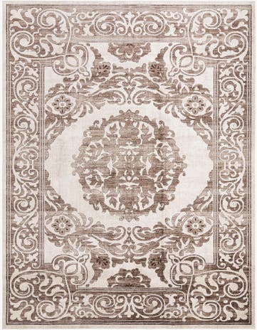 Chocolate Brown Hermitage Rug