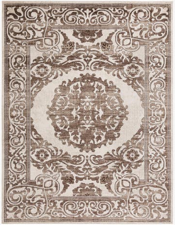 Chocolate Brown Hermitage Rug