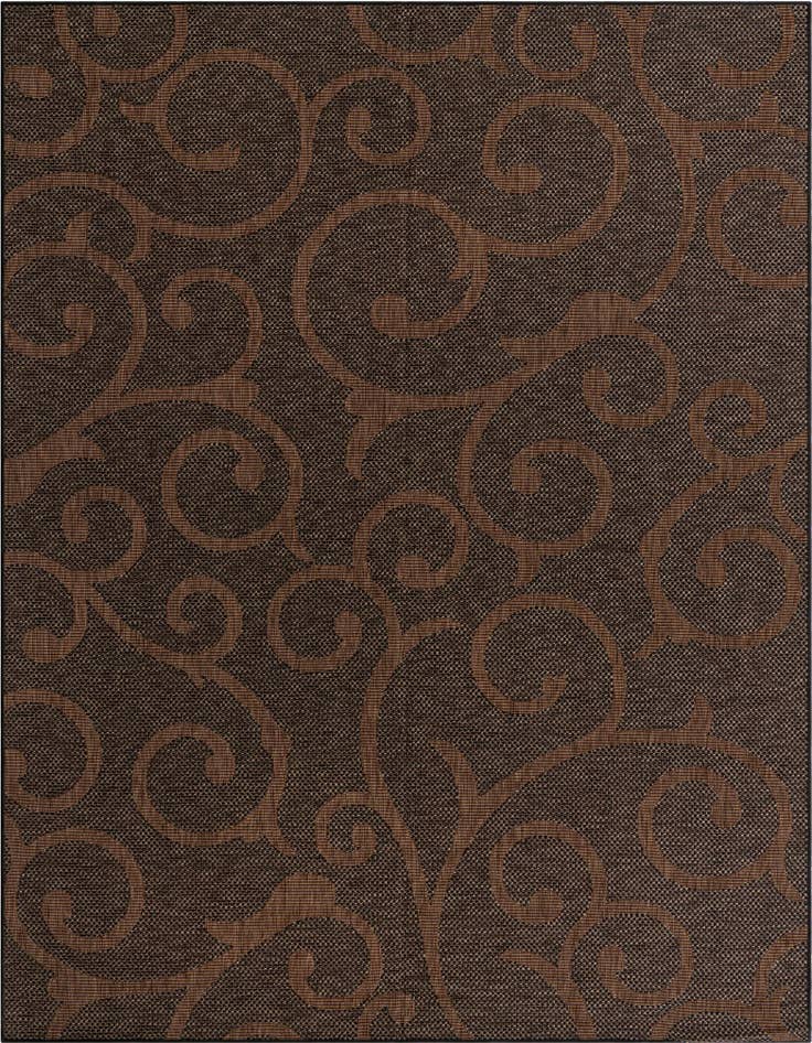 Detail image of 9' x 12' 2 Easy-Clean Botanical Indoor / Outdoor Rug